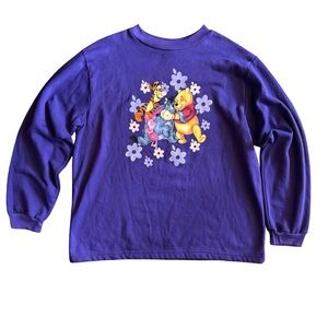 Pooh Vintage Disney Crewneck Sweatshirt - Youth 18 / Women’s XS